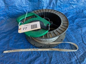 lot 77 image: Greenlee Fish Tape, Spool Muletape